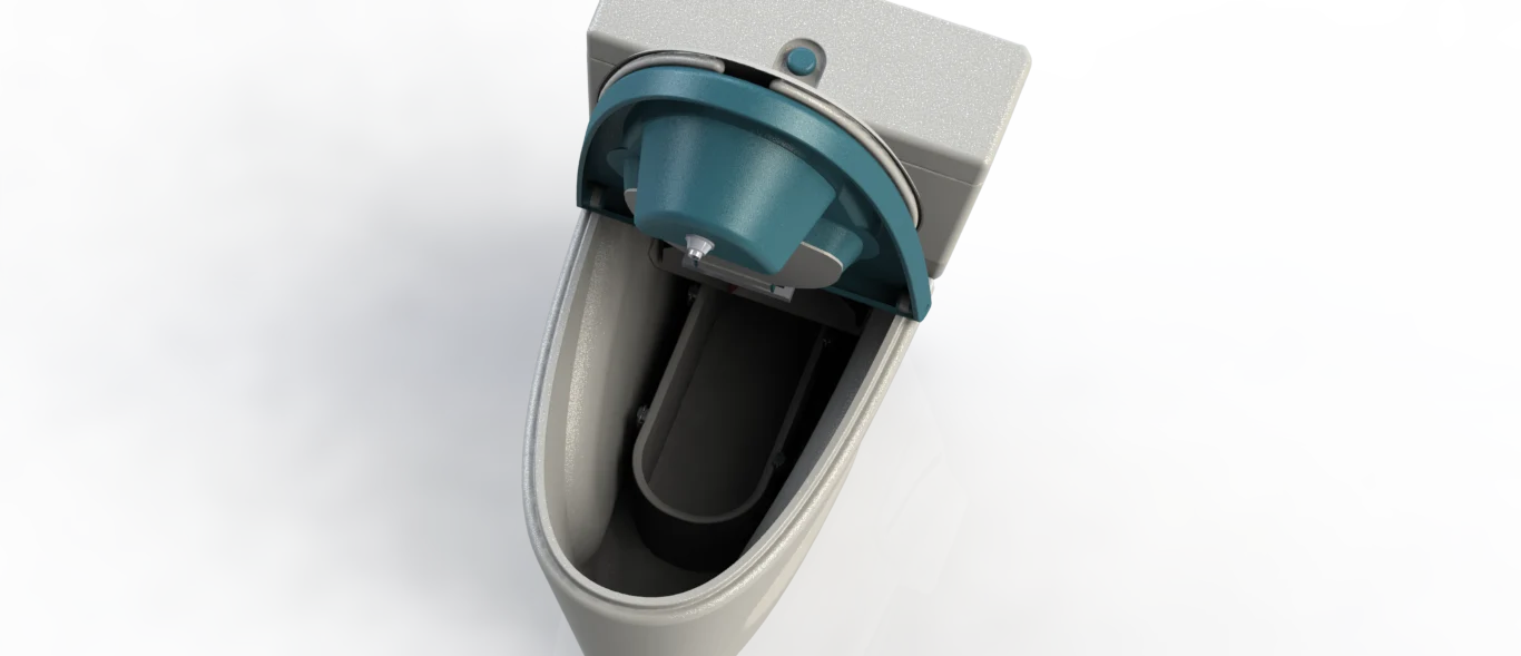 Dry Toilet section detail