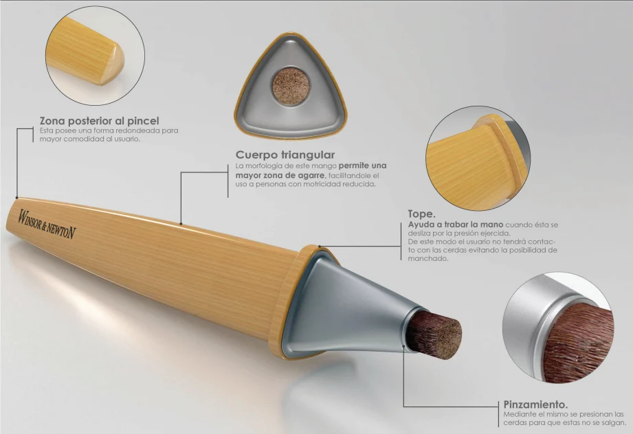 Universal Art Set, bamboo and aluminium tools